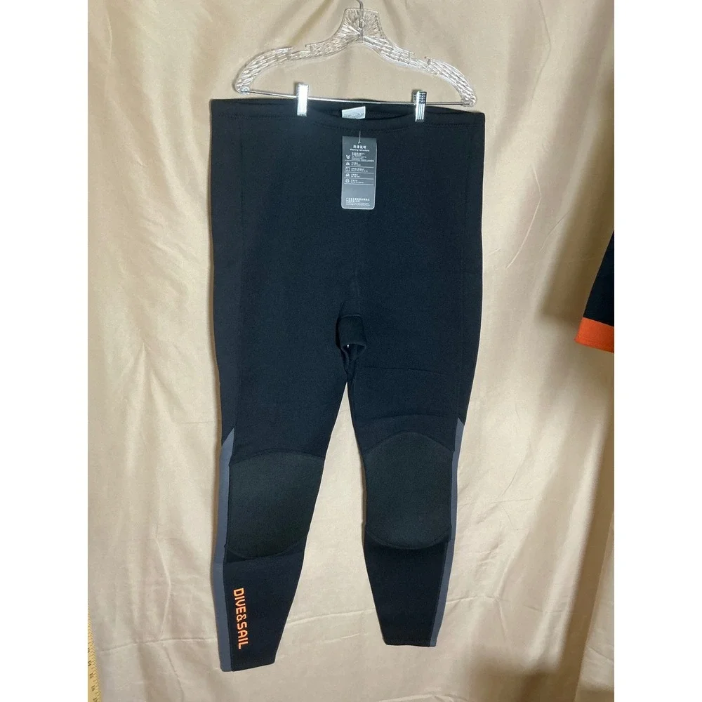 Dive & Sail Wetsuit Pants XXXL shirt XXL Black NewNeoprene Scuba Diving Leggings